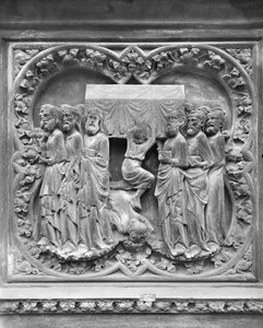 Enterrement de la Vierge, quadrilobe de l